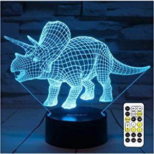Zokea Triceratops 3D Night Light